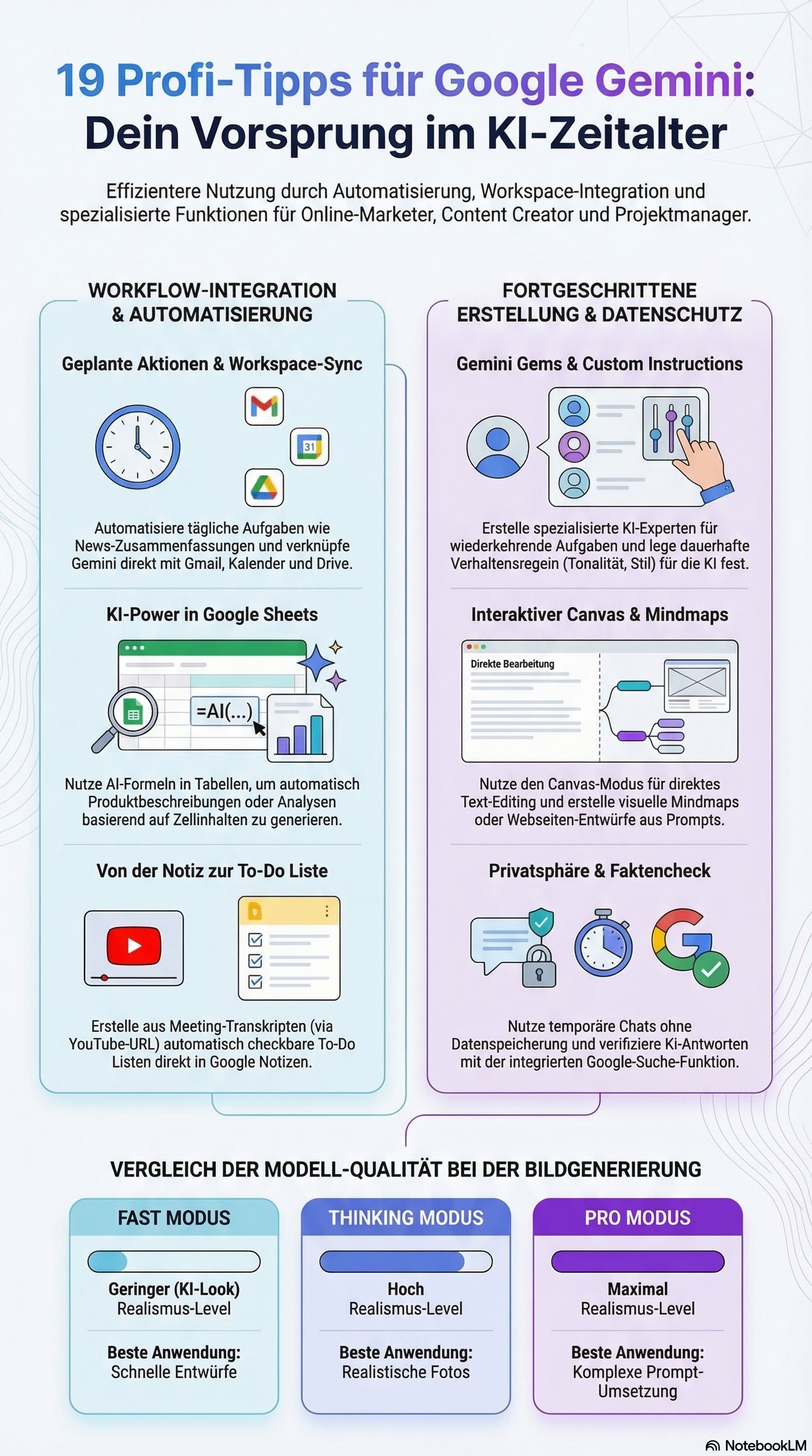19 Gemini Tips Infographic