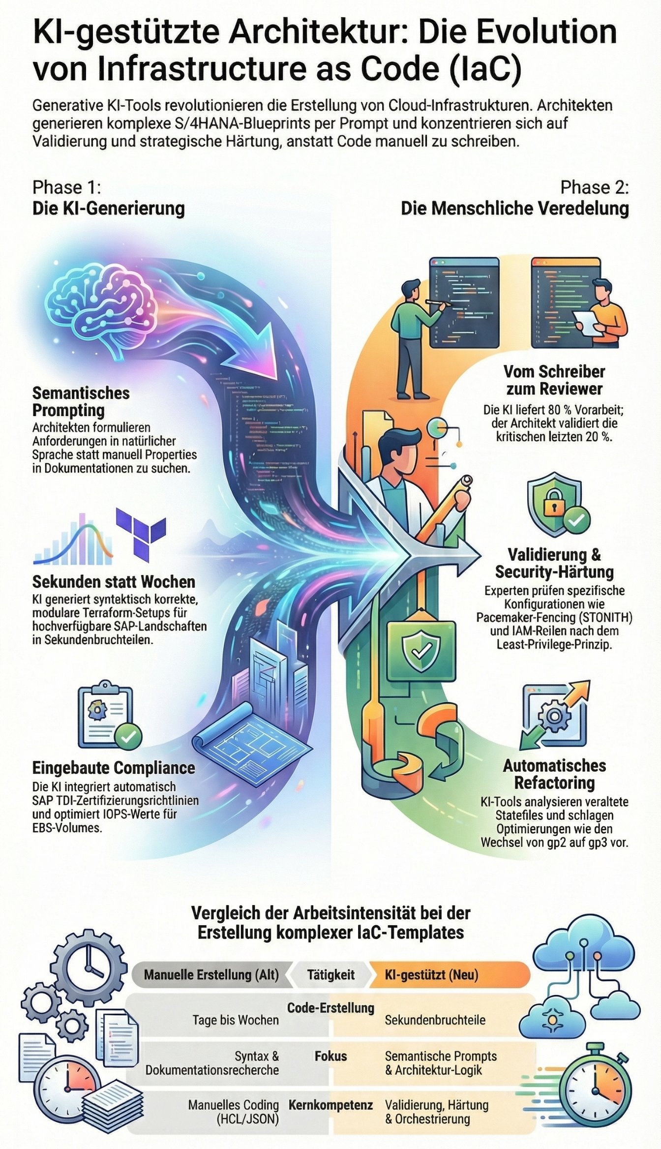 KI-gestützte SAP IaC Generierung