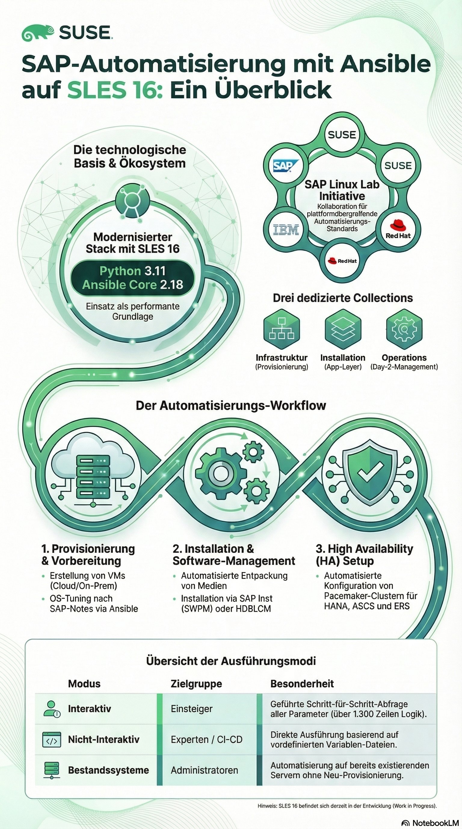 Architecture Diagram: Orchestration via sap_infrastructure to Application Installation