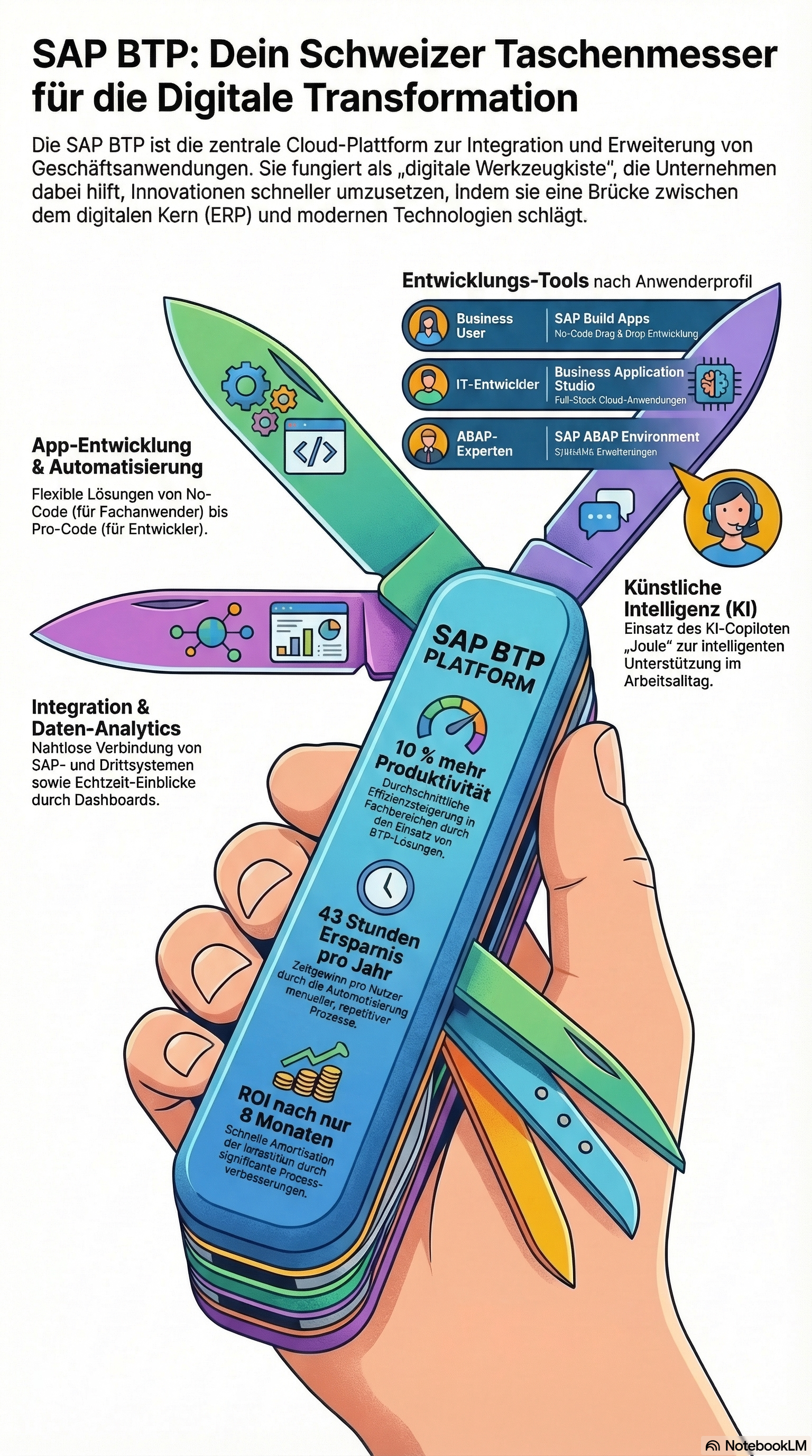 SAP BTP Architektur Infografik