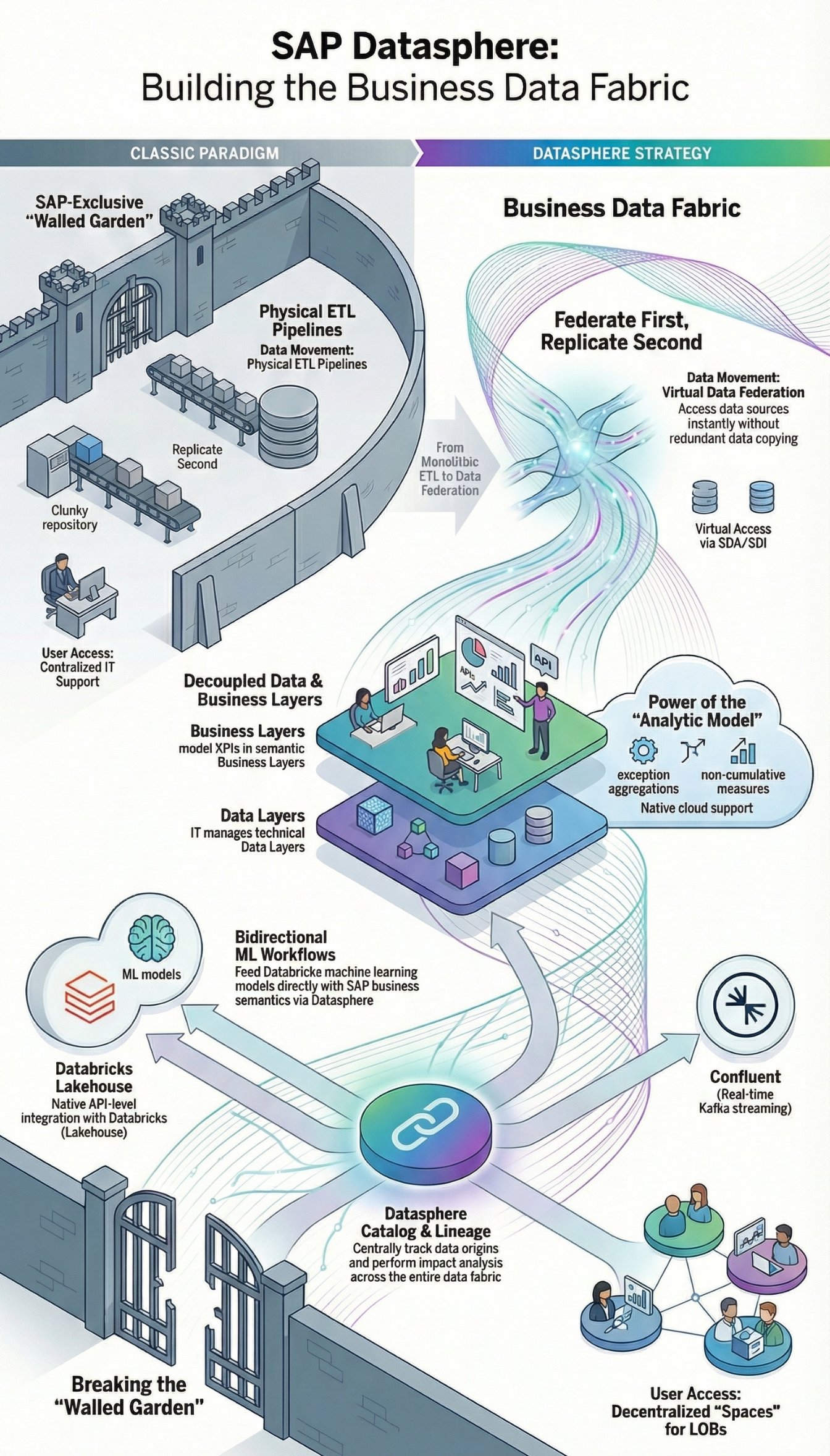 SAP Datasphere Architecture and Business Data Fabric