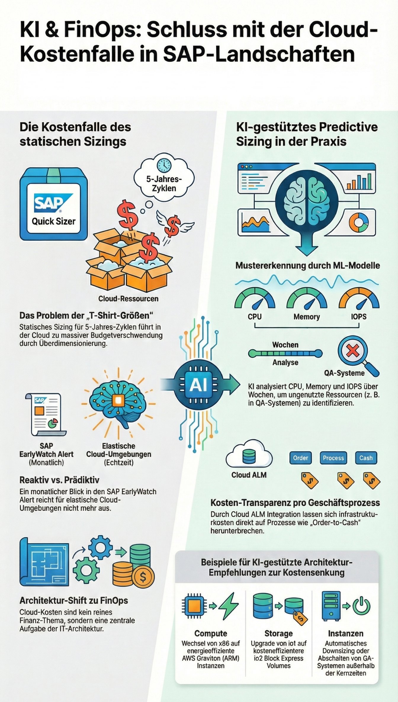 SAP FinOps und Predictive Sizing