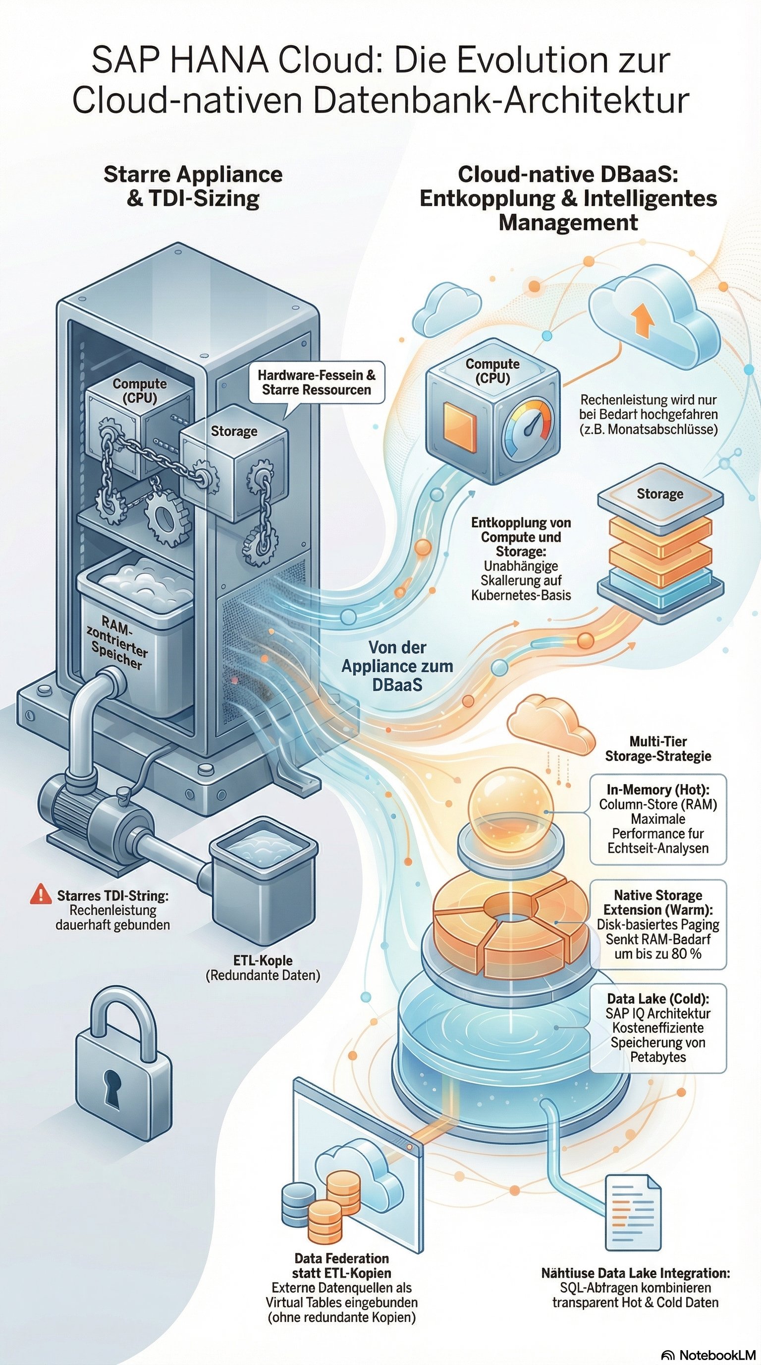 SAP HANA Cloud Architektur und Data Federation