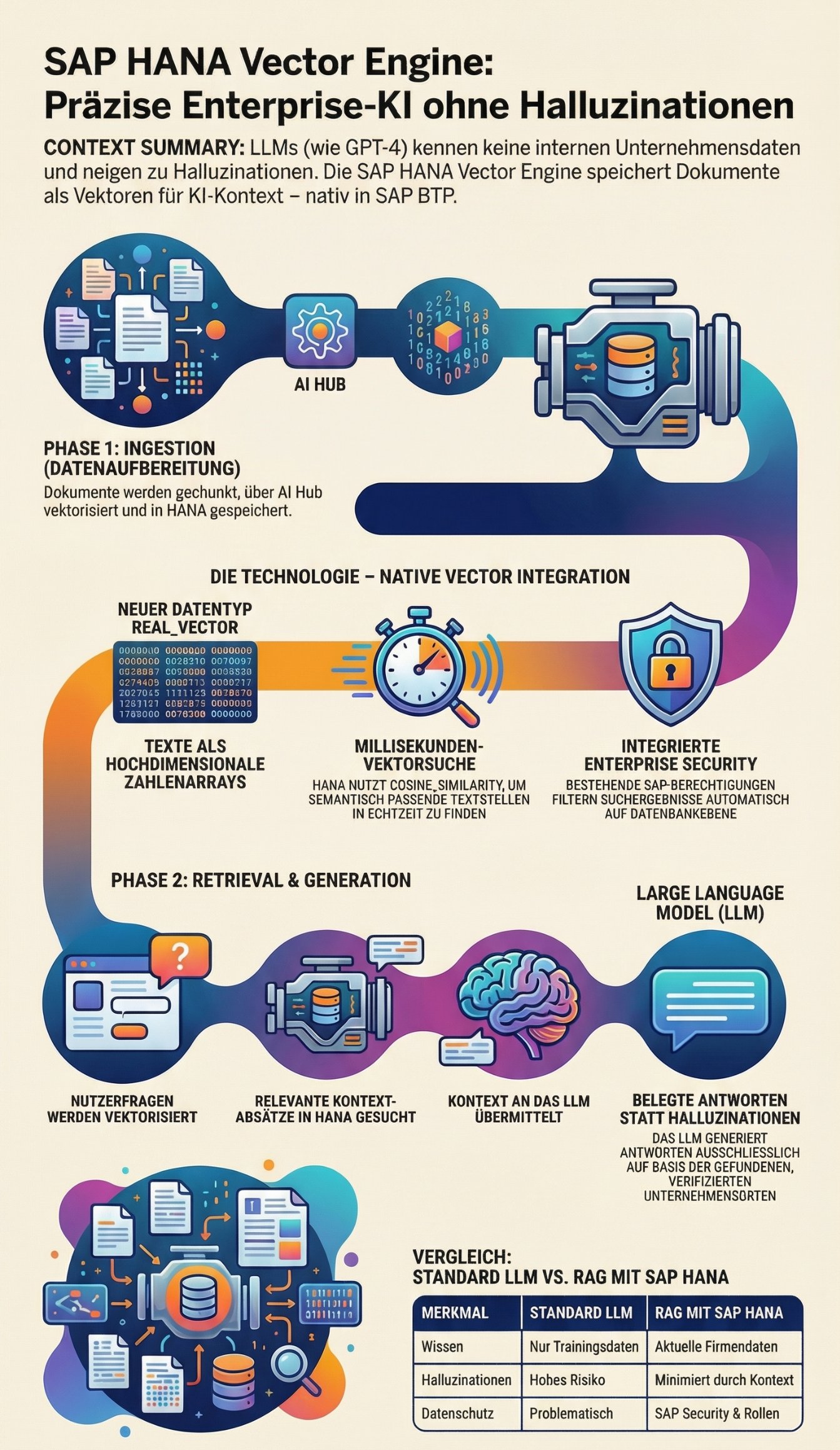 SAP HANA Vector Engine und RAG Architektur