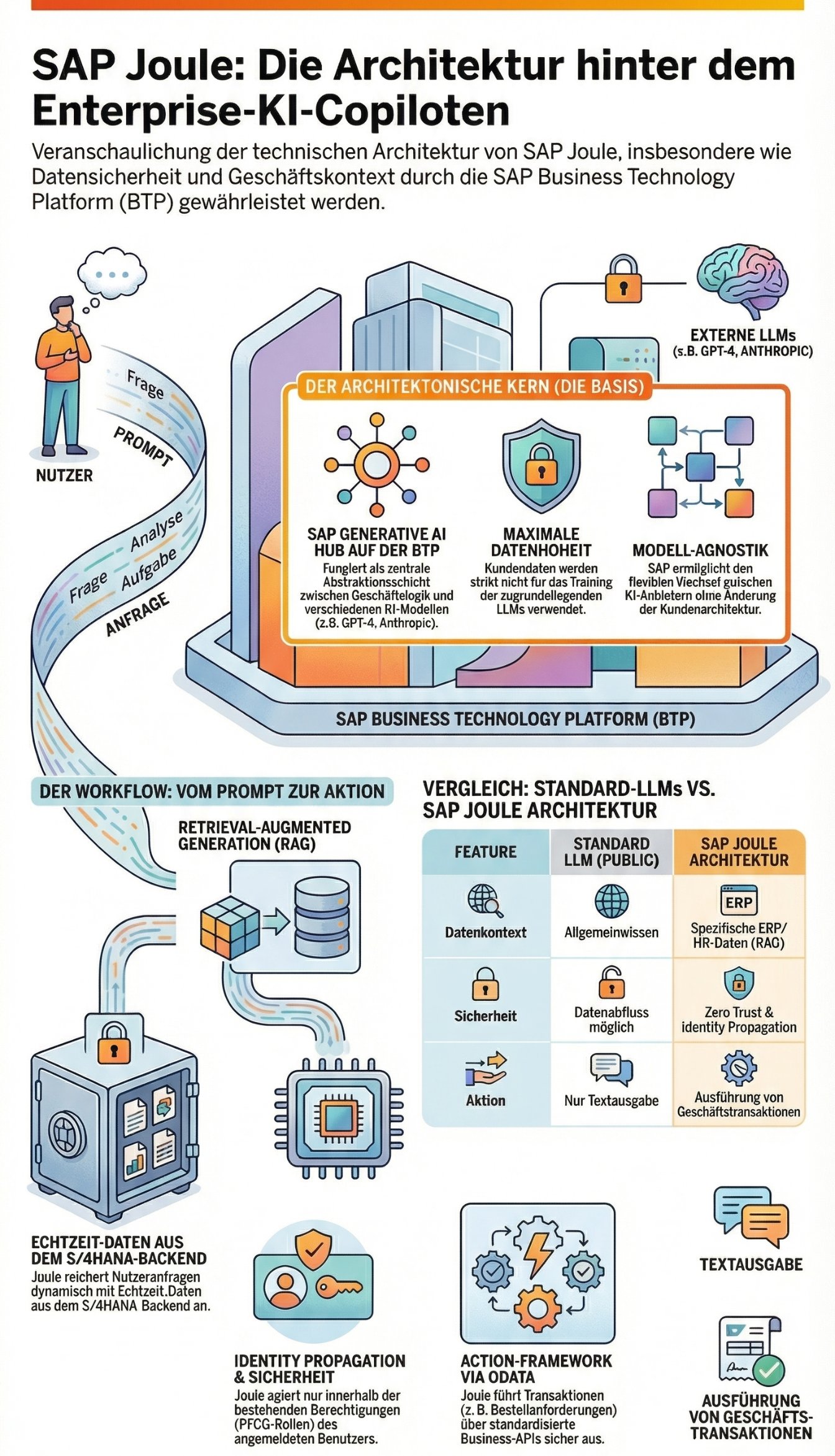 SAP Joule Architektur und Generative AI Hub