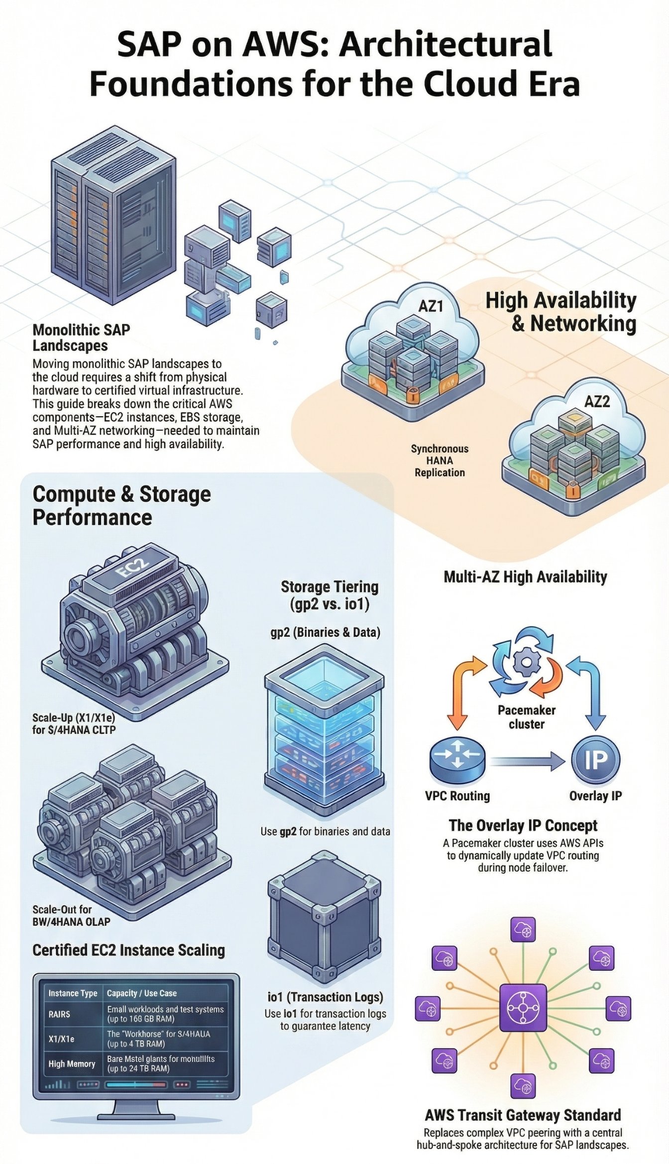 SAP on AWS Architecture and High Availability