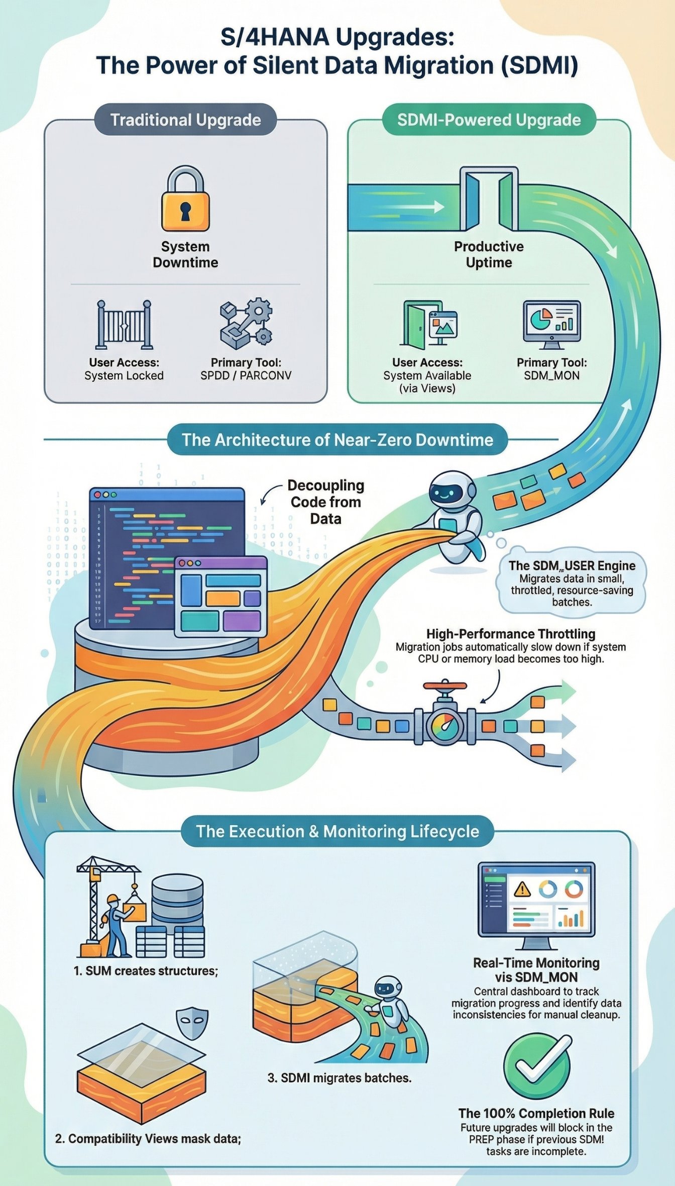 SAP S/4HANA Silent Data Migration (SDMI) Architecture