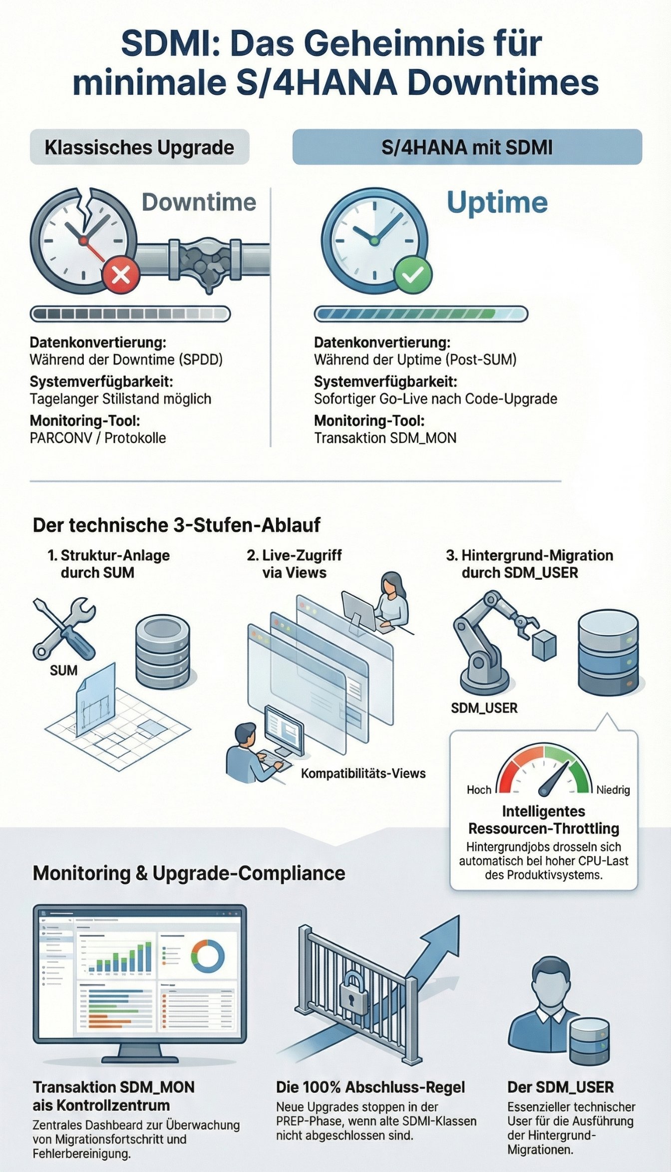 SAP S/4HANA Silent Data Migration (SDMI) Architektur