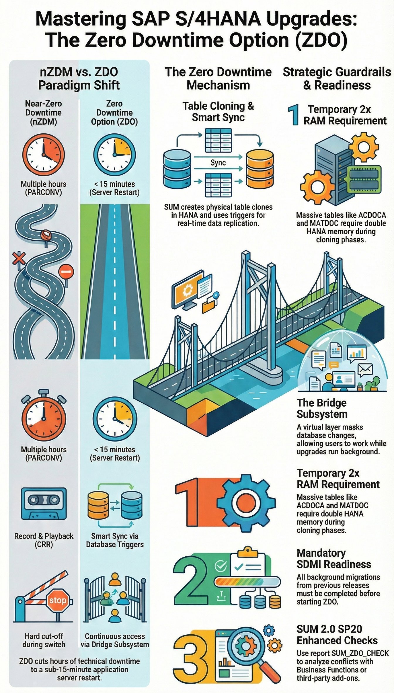 SAP SUM Zero Downtime Option Architecture